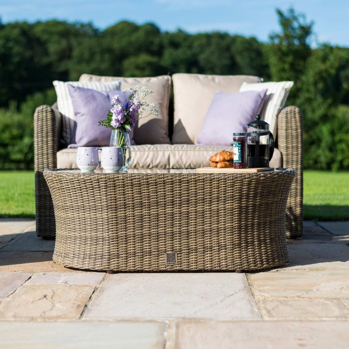 Winchester 2 Seat Rattan Sofa Set