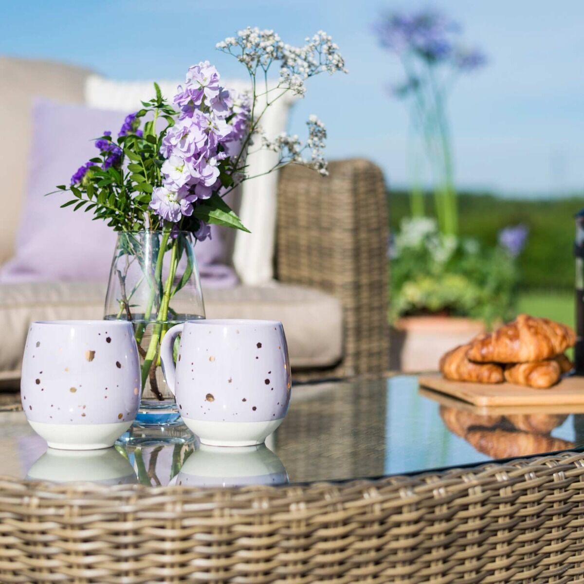 Winchester 2 Seat Rattan Sofa Set