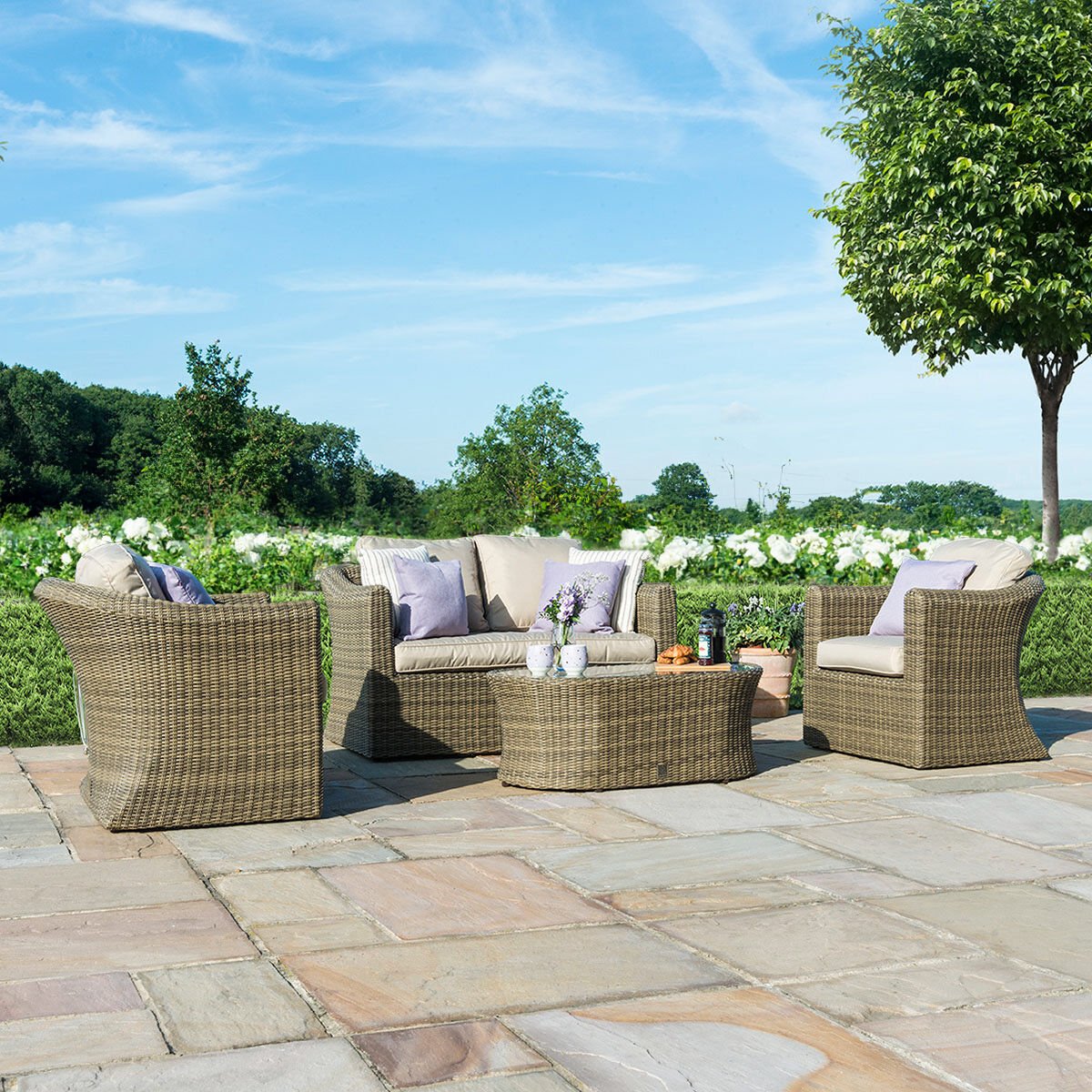 Winchester 2 Seat Rattan Sofa Set