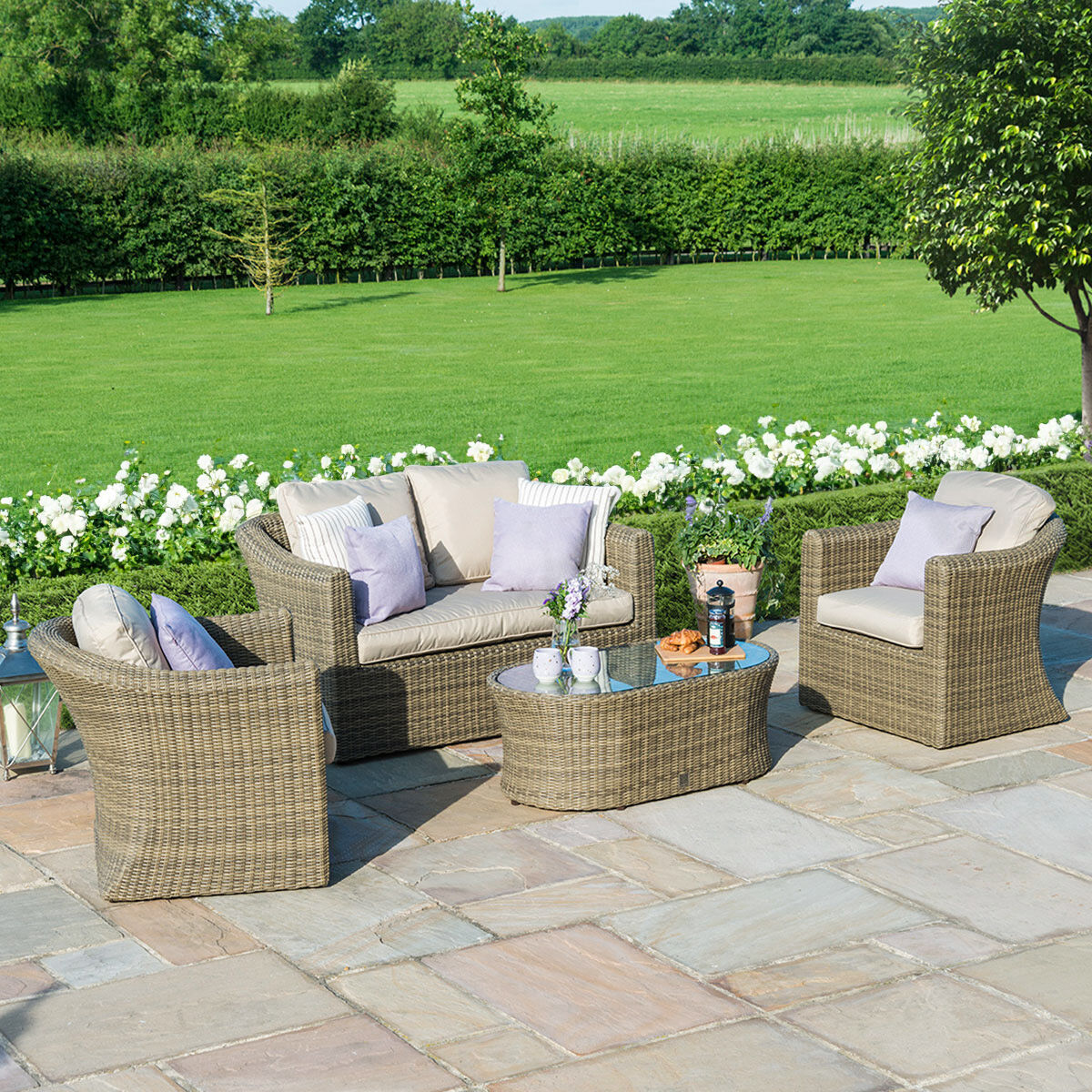 Winchester 2 Seat Rattan Sofa Set