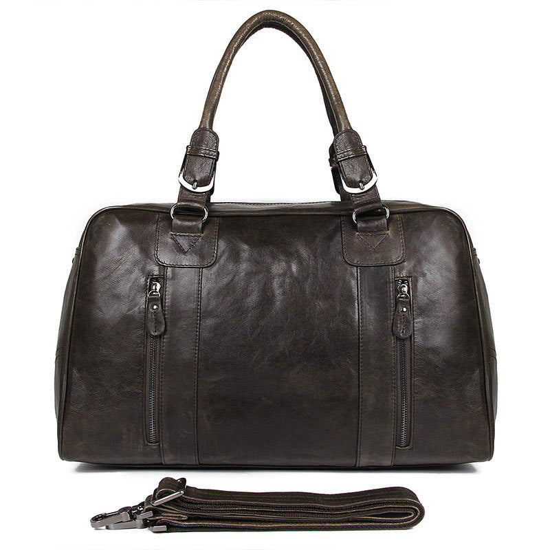 Men’s Leather Travel & Business Duffle Bag