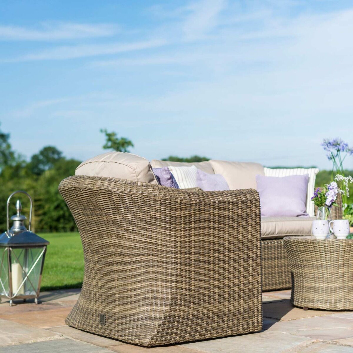 Winchester 2 Seat Rattan Sofa Set