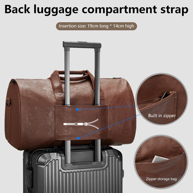 Waterproof PU Business Luggage & Garment Bag
