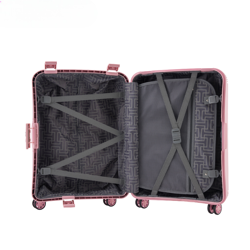 4PCS PP Luxury Luggage Set with Makeup Box