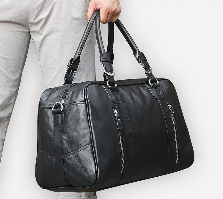 Men’s Leather Travel & Business Duffle Bag