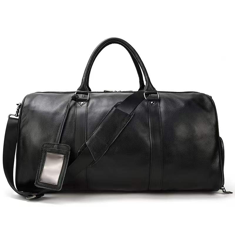 Men’s Genuine Leather Weekender & Gym Duffle Bag
