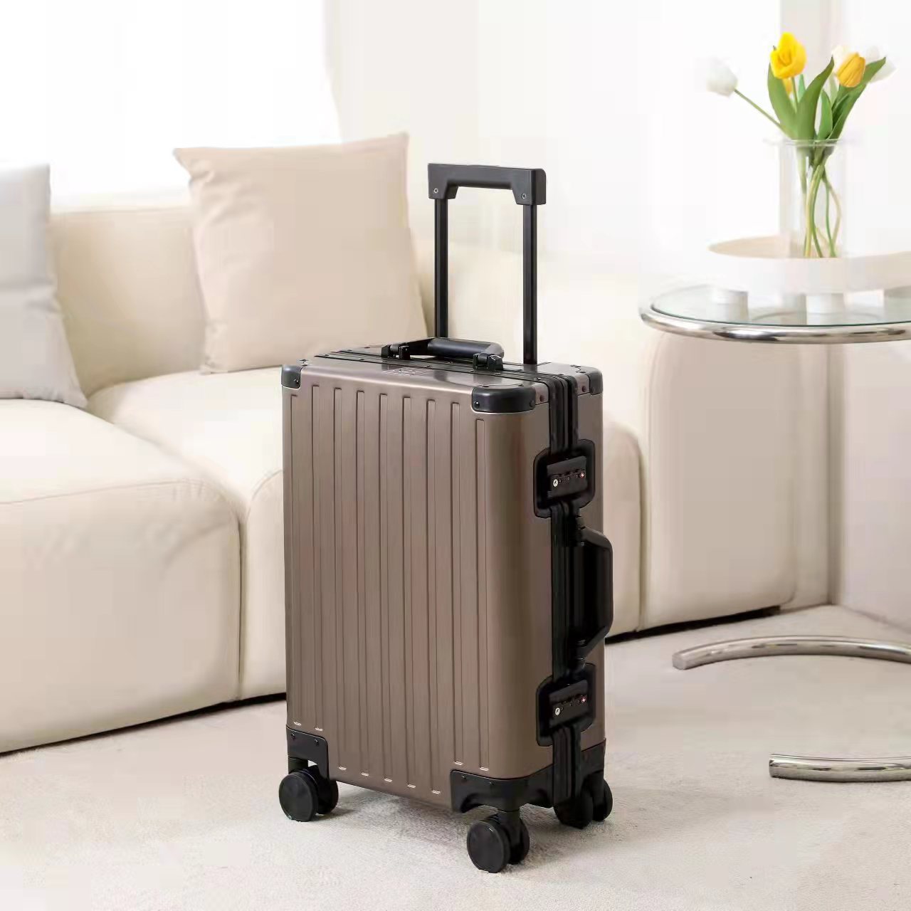 Aluminum Alloy Frame Travel Luggage (YX13005)
