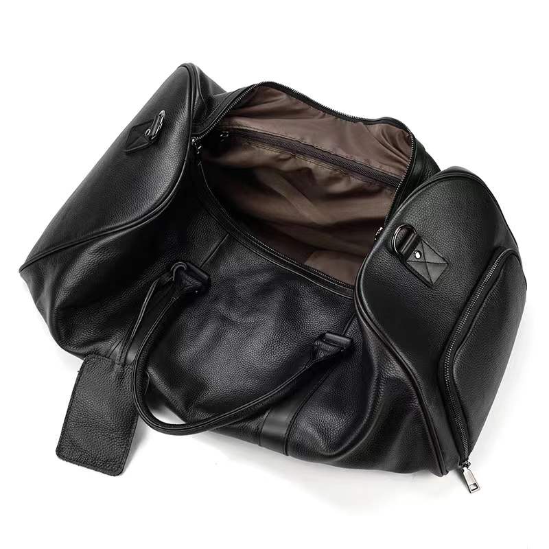 Men’s Genuine Leather Weekender & Gym Duffle Bag