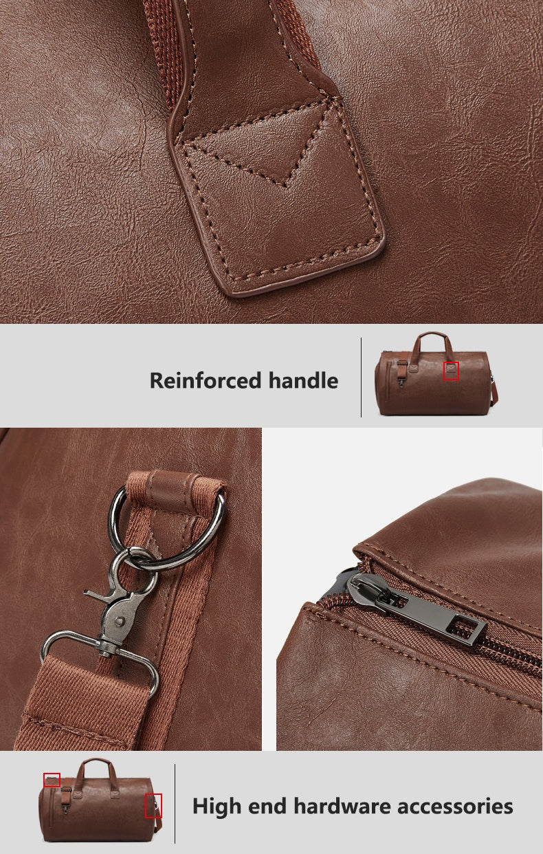 Waterproof PU Business Luggage & Garment Bag