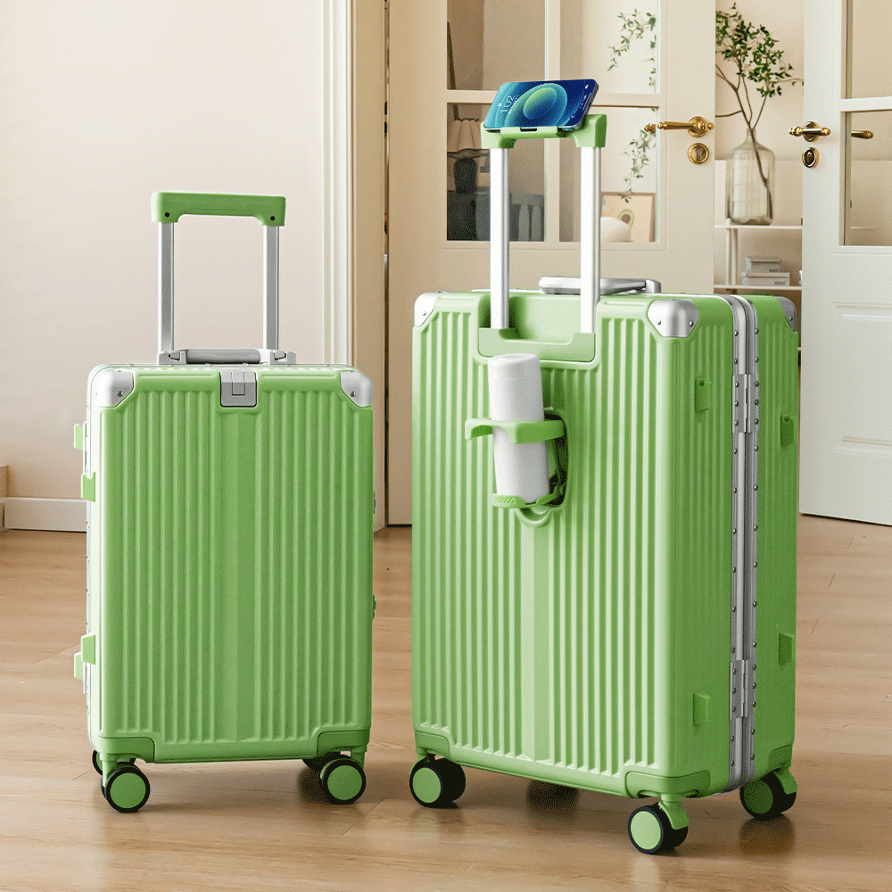 Hard Shell Luggage Set with Aluminum Frame