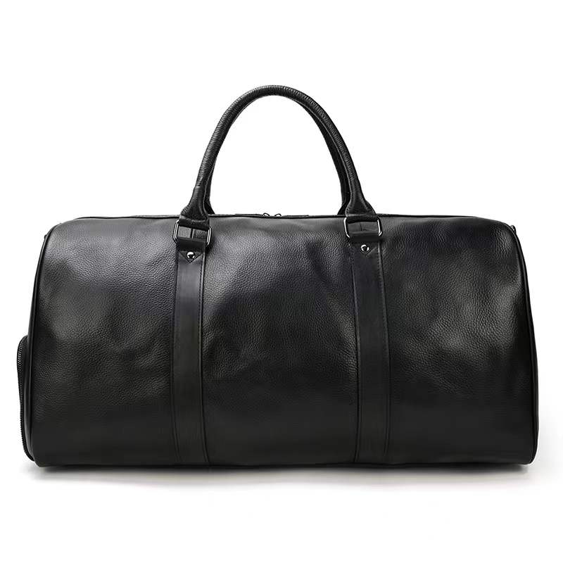 Men’s Genuine Leather Weekender & Gym Duffle Bag