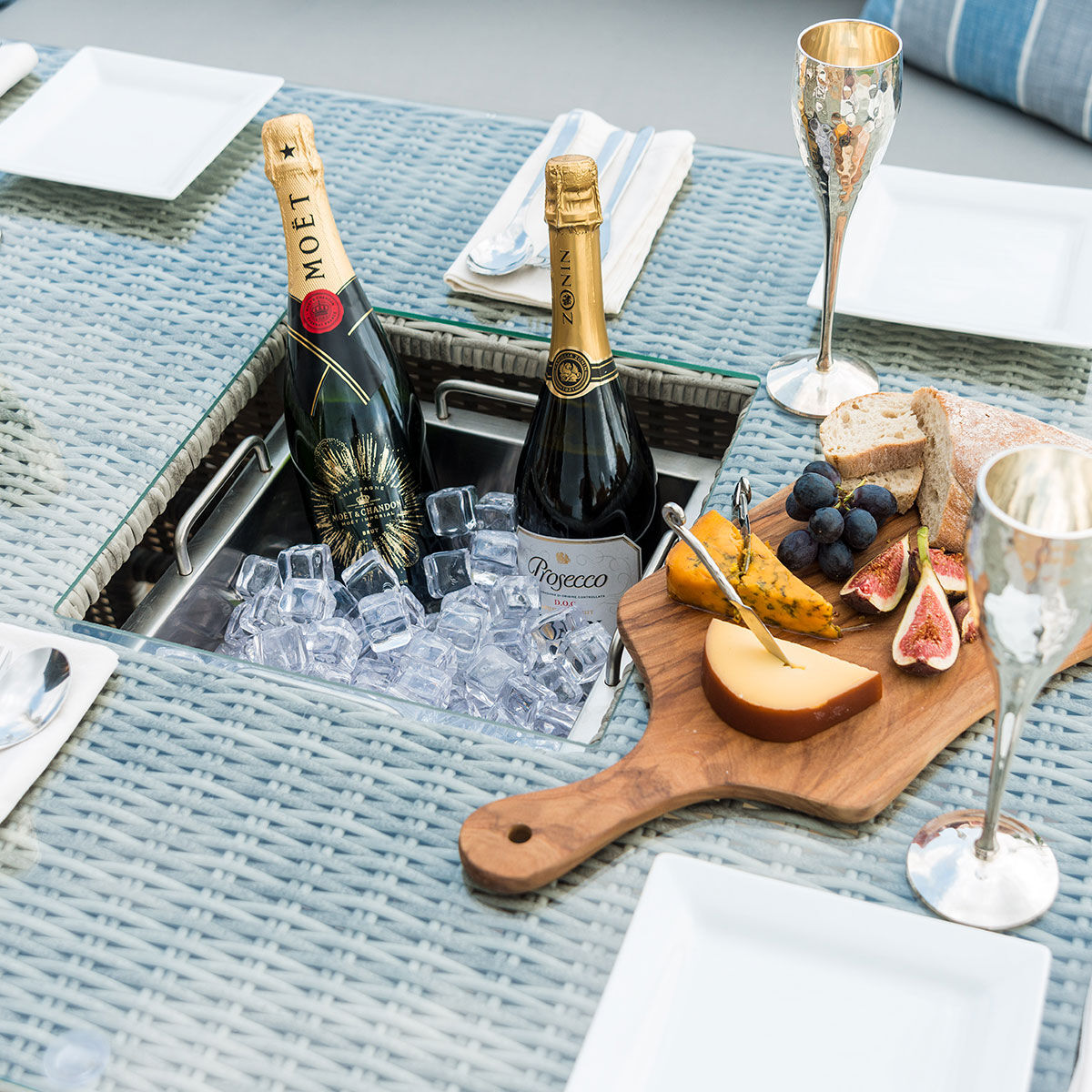 Oxford Rattan Corner Dining Set