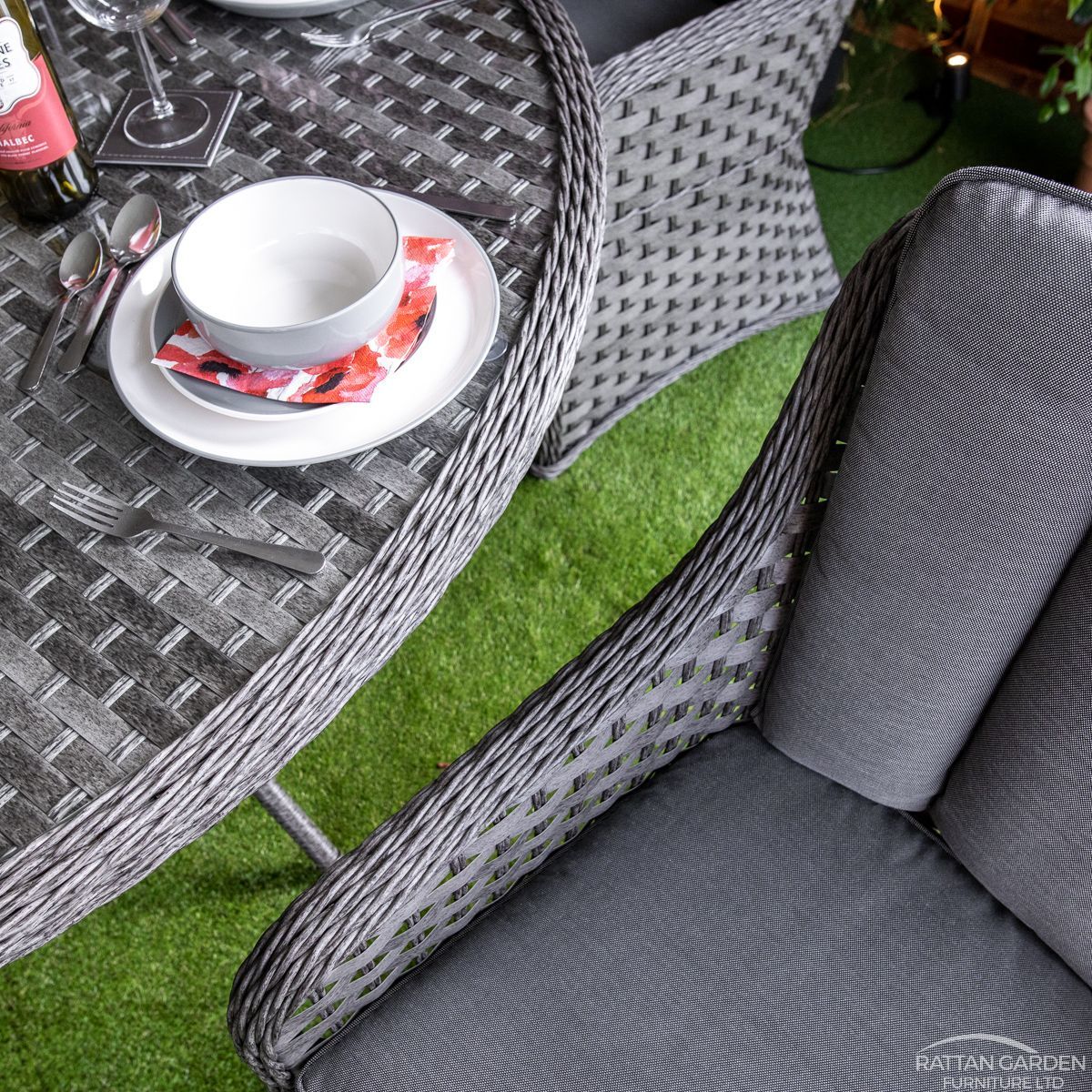 Rattan Serena Vienna Round 6 Seat Dining Set